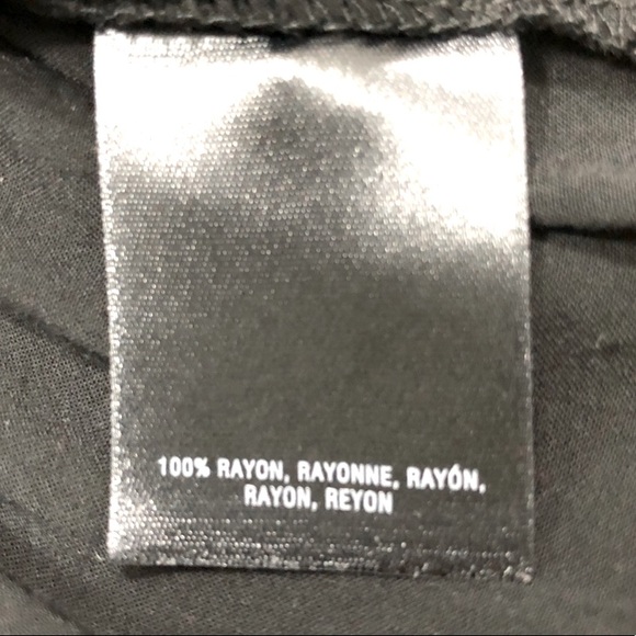 Anthropologie Black Button Down Top Excellent Condition. 100% Rayon - Picture 8 of 11